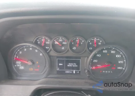 2022 Chevrolet Silverado 1500 2Wd Long Bed Wt z USA, uszkodzony, nr VIN 3GCNAAED5NG665967